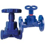  Diaphragm valves 

 are used to control...